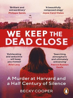 cover image of We Keep the Dead Close